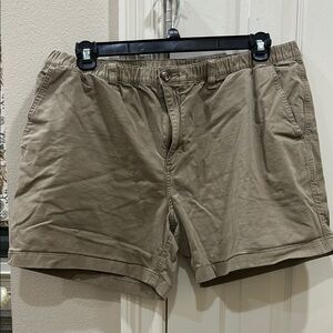 Chubbies Tan Flat Front Shorts